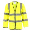 Zipped Long Sleeve Hi Vis Vests photograph