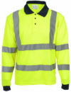 Hi Vis Long Sleeve Polo Shirts photograph