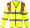 Red Brace Long Sleeve Hi Vis Vests photograph