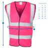Fuchsia Pink Hi Vis Vest photo