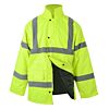 Yellow Hi Vis Padded Parka: Fabric, Flame Retardant & Antistatic photo
