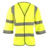 Yellow Hi Vis 3/4 Sleeved Jacket EN20471 photo