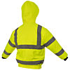 Yellow Kids Hi Vis Padded Bomber Jacket EN20471 photo