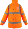 Orange Breathable Hi Vis Padded Parka EN20471, EN343 3.2 & RIS-3279-TOM photo