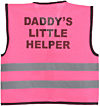 “Daddy’s Little Helper” Fuchsia Pink Infant Hi Vis Vest photo