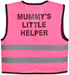 “Mummy’s Little Helper” Fuchsia Pink Infant Hi Vis Vest photo
