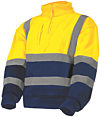 Yellow & Navy Sweatshirt Not PPE photo