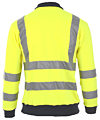 Hi Vis Yellow Sweatshirt with Black Trim EN20471 photo