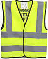 “Grandad’s Little Helper” Yellow Childrens Hi Vis Vest EN20471 photo