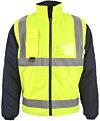 Detachable Sleeved Hi Vis Padded Body Warmer EN20471 photo