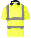Yellow Hi Vis Polo Shirt EN20471 photo