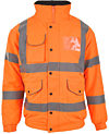 Orange Superior Hi Vis Padded Bomber Jacket EN20471 & RIS-3279-TOM photo
