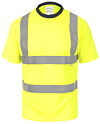 Yellow Hi Vis T-Shirt EN20471 photo