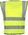 Yellow Childrens Hi Vis Vest EN20471 photo