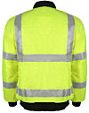 Yellow Hi Vis Padded Standard Bomber Jacket EN20471 photo