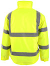 Yellow Superior Hi Vis Padded Bomber Jacket EN20471 photo