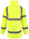 Yellow Superior Hi Vis Padded Parka EN20471 photo