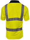 Solid Yellow Hi Vis Polo Shirt EN20471 photo
