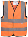 Orange Childrens Hi Vis Vest EN20471 photo