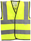 “Daddy’s Little Helper” Yellow Childrens Hi Vis Vest EN20471 photo