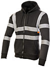 Black Full Zip Hi Vis Hoodie photo