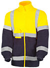 Yellow & Navy Two-Tone Polar Fleece Not PPE photo