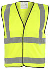 Yellow Short Hi Vis Vest EN20471 photo