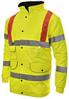 Reflexite / Oralite Red Brace Hi Vis Padded Parka photo