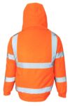 Orange Hi Vis Padded Bomber Jacket EN20471 & RIS-3279-TOM photo