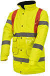 Reflexite / Oralite Red Brace Hi Vis Padded Parka photo