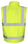 Yellow Hi Vis Reversible Fleece lined Body Warmer EN20471 photo
