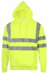 Yellow No Zip Hi Vis Hoodie EN20471 photo