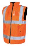 Orange Hi Vis Reversible Fleece Lined Body Warmer EN20471 & RIS-3279-TOM photo