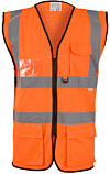 Orange Superior Hi Vis Vest EN20471 & RIS-3279-TOM photo