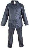 Navy Polyester Rain Suit 170T photo