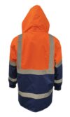 Superior Navy & Orange Hi Vis Padded Parka photo
