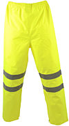 Yellow Hi Vis Trousers: Fabric, Flame Retardant & Antistatic photo