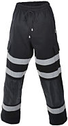 Black Superior Hi Vis Joggers photo