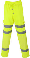 Yellow Superior Hi Vis Joggers EN20471 photo