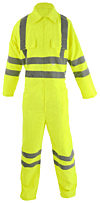 Yellow Overall: NOT Personal Protective Equipment. Fabric, Flame Retardant. Fabric, Antistatic photo