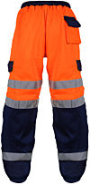 Orange & Navy Superior Hi Vis Joggers photo
