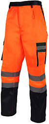 Orange & Navy Combat Work Trousers 31" Leg Not PPE photo