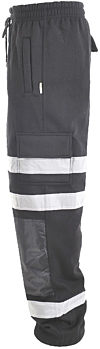 Black Superior Hi Vis Joggers photo