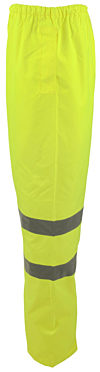 Yellow Breathable Waterproof Trousers EN20471 photo