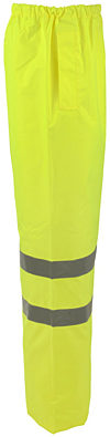 Yellow Breathable Waterproof Trousers EN20471 photo