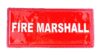 Sew-On FIRE MARSHALL Reflective Badge Back photo