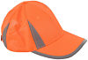 Orange Hi Vis Baseball Cap Not PPE photo