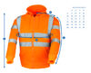 Orange Full Zip Hi Vis Hoodie EN20471 & RIS-3279-TOM photo