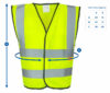 Yellow Childrens Hi Vis Vest EN20471 photo