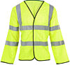 Yellow Hi Vis Jacket: Fabric, Flame Retardant & Antistatic photo